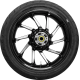 Coastal Moto Hurricane Rear Wheel - Black Cut (18") | Dunlop Tire (180/55B18) - 0336-0024  PKG-HUR185BC-ABST